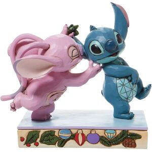 Disney Traditions Stitch & Angel Mistletoe Kisses Christmas Figurine - Figurine Disney Traditions Stitch & Angel Mistletoe Kisses Christmas Figurine - Figurine