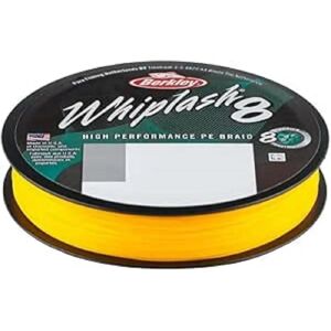 Berkley Whiplash 8 300M Yellow - Braided Fishing Line Berkley Whiplash 8 300M Yellow - Braided Fishing Line