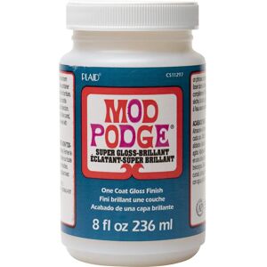 Plaid Mod podge Super Gloss 8 Oz - Craft/Decoupage Glue and Finish Plaid Mod podge Super Gloss 8 Oz - Craft/Decoupage Glue and Finish