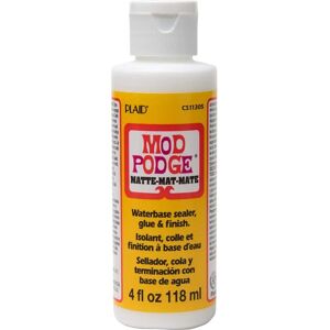 Plaid Mod podge matte waterbasis sealer, lijm en afwerking - 4 oz Plaid Mod podge matte waterbasis sealer, lijm en afwerking - 4 oz