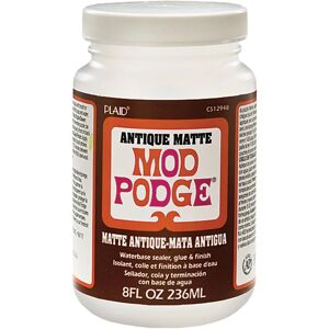 Mod Podge Antique Matte - Sealer, Glue, Finish - 8 oz Mod Podge Antique Matte - Sealer, Glue, Finish - 8 oz