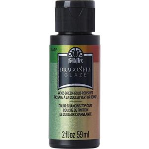 FolkArt Glacis Dragonfly Rouge - 2oz - Publicité FolkArt Glacis Dragonfly Rouge - 2oz - Publicité