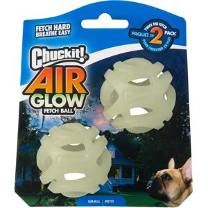 CHUCKIT! Max Glow Air Dog Ball - Glow in the Dark - 2-pack CHUCKIT! Max Glow Air Dog Ball - Glow in the Dark - 2-pack