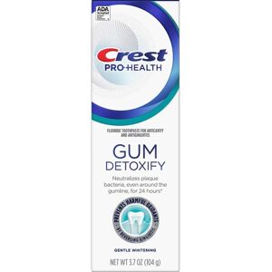 Crest Pro Health Gum Detoxify Dentifrice Éclaircissant Doux - 3,7 oz - Publicité Crest Pro Health Gum Detoxify Dentifrice Éclaircissant Doux - 3,7 oz - Publicité