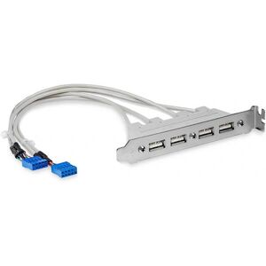 StarTech.com USBPLATE4 4-Port USB Adapter - USB-Port Adapter StarTech.com USBPLATE4 4-Port USB Adapter - USB-Port Adapter