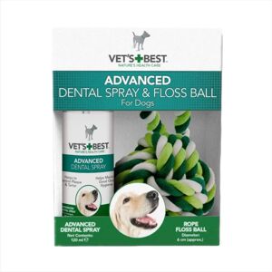 Vet's Best Natuurlijke Hondentand Spray - 120ml met Touw Speeltje Vet's Best Natuurlijke Hondentand Spray - 120ml met Touw Speeltje