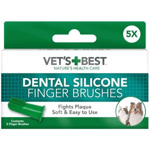 Vet's Best Silicone Finger Toothbrushes For Dogs - 5 Pack Vet's Best Silicone Finger Toothbrushes For Dogs - 5 Pack