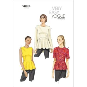Vogue Misses' Top Sewing Pattern V8815 - Top sewing pattern Vogue Misses' Top Sewing Pattern V8815 - Top sewing pattern