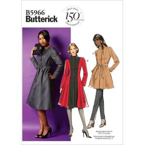 Butterick Patroon voor damesjas en mantel - Gemiddeld gewicht stoffen Butterick Patroon voor damesjas en mantel - Gemiddeld gewicht stoffen