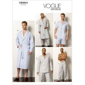 Vogue Men's Robe, Model V8964 - Clothing Pattern Vogue Men's Robe, Model V8964 - Clothing Pattern