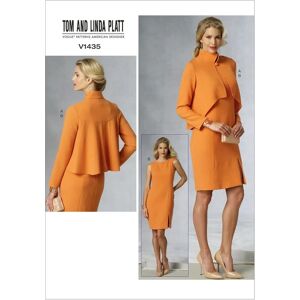 Patrón Vogue Modelo 1435E5 Vestido y Chaqueta - Ropa Formal Patrón Vogue Modelo 1435E5 Vestido y Chaqueta - Ropa Formal