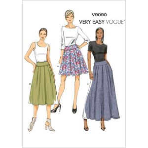Vogue V9090 Pleated Skirt Sewing Pattern - Sewing Pattern Vogue V9090 Pleated Skirt Sewing Pattern - Sewing Pattern