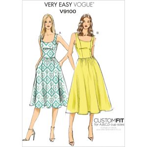 Vogue V9100 Women's A-Line Dress Sewing Pattern - Dress Pattern Vogue V9100 Women's A-Line Dress Sewing Pattern - Dress Pattern