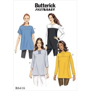 Butterick 6416 E5 - Tuniekpatroon, Maten 14–22 Butterick 6416 E5 - Tuniekpatroon, Maten 14–22
