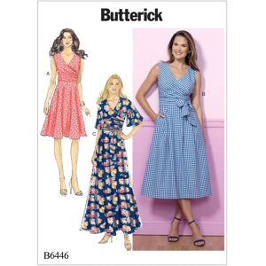 Butterick Modell 6446 - Klänningssy Mönster Butterick Modell 6446 - Klänningssy Mönster