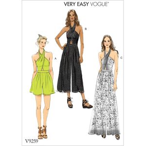 Vogue 9259A5 Pattern - Dressmaking, Halter Neck, Length Variations Vogue 9259A5 Pattern - Dressmaking, Halter Neck, Length Variations