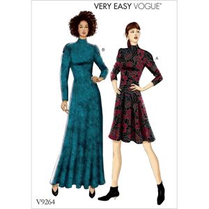 Vogue Model 9264 Dress Pattern - Fitted Dress with Variations Vogue Model 9264 Dress Pattern - Fitted Dress with Variations