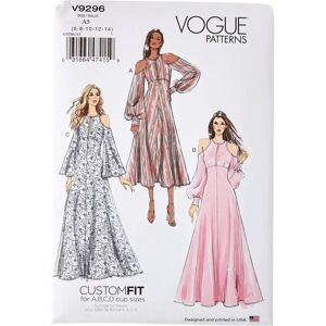 Vogue Sewing Pattern 9296 Women A5 - Dress Sewing Pattern Vogue Sewing Pattern 9296 Women A5 - Dress Sewing Pattern