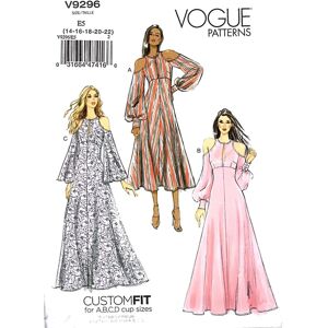 Vogue Women's Dress Sewing Pattern - Fitted, Cold Shoulder, Slits Vogue Women's Dress Sewing Pattern - Fitted, Cold Shoulder, Slits