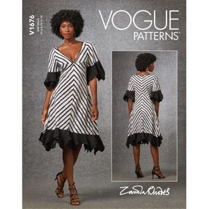 Vogue - 1676A5 - Coupe biais - Volants - Robe Vogue - 1676A5 - Coupe biais - Volants - Robe