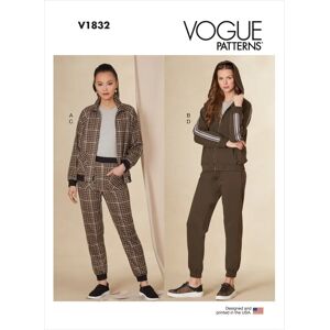 Vogue Modèle 1832 - Patron de couture pour vestes et pantalons Vogue Modèle 1832 - Patron de couture pour vestes et pantalons