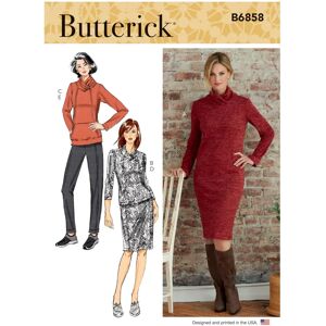 Butterick B6858 Damenkleidung, Oberteile & Hosen Nähmuster - Nähmuster Butterick B6858 Damenkleidung, Oberteile & Hosen Nähmuster - Nähmuster