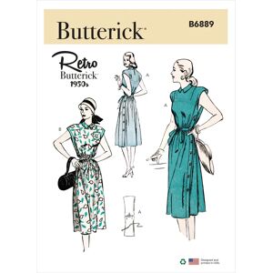 Patron de couture Butterick 6889 - Instructions pour robe Patron de couture Butterick 6889 - Instructions pour robe