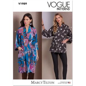 Vogue V1989A Kimono Jacket Sewing Pattern - Jacket Vogue V1989A Kimono Jacket Sewing Pattern - Jacket