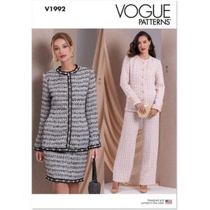 Modèle Vogue V1992 Semi Fitted - Patron de Vêtements Modèle Vogue V1992 Semi Fitted - Patron de Vêtements