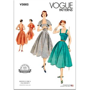 Vogue V2002Y5 Dress and Capelet Pattern - Vintage Misses' Style Vogue V2002Y5 Dress and Capelet Pattern - Vintage Misses' Style