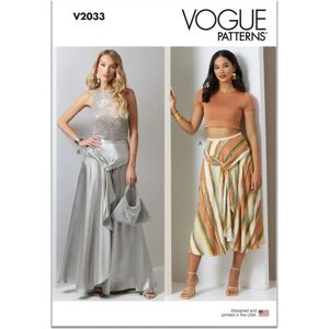 Vogue V2033 - Jupe en biais - Patron de couture Vogue V2033 - Jupe en biais - Patron de couture