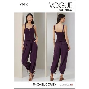 Vogue V2035 Misses' Zip Front Jumpsuit Pattern Vogue V2035 Misses' Zip Front Jumpsuit Pattern
