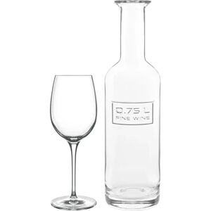 Luigi Bormioli Decanter - Wine Glass Set - Red Wine Luigi Bormioli Decanter - Wine Glass Set - Red Wine