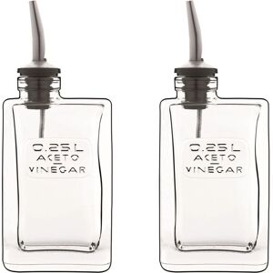 Luigi Bormioli 250ml Glass Vinegar Bottle - Dressing Drizzler Luigi Bormioli 250ml Glass Vinegar Bottle - Dressing Drizzler