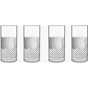 Luigi Bormioli Diamante Hi-Ball Glasses - Dishwasher Safe, 480 ml - Pack of 4 Luigi Bormioli Diamante Hi-Ball Glasses - Dishwasher Safe, 480 ml - Pack of 4