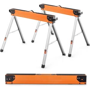 Banco de trabajo Costway - Plegable, Soportes metálicos resistentes - 500kg Banco de trabajo Costway - Plegable, Soportes metálicos resistentes - 500kg
