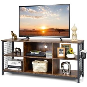 Costway Soporte de TV hasta 65 Pulgadas - Consola Industrial de Madera Costway Soporte de TV hasta 65 Pulgadas - Consola Industrial de Madera