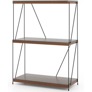 Estante de Metal Costway - Estilo Vintage Industrial - 3 Niveles - Libros, Decoraciones Estante de Metal Costway - Estilo Vintage Industrial - 3 Niveles - Libros, Decoraciones