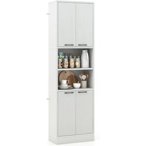 Costway - 190cm Cabinet - 2 Türen - 2 Regale - Aufbewahrung Costway - 190cm Cabinet - 2 Türen - 2 Regale - Aufbewahrung
