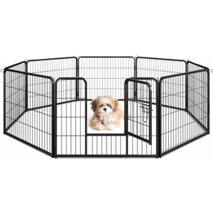 Costway - Jaula para Perros de 8 Paneles Costway - Jaula para Perros de 8 Paneles