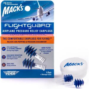 Chrániče uší Mack's Flightguard - Uvolnění tlaku - 26dB NRR - Komfortní, Bezpečné Chrániče uší Mack's Flightguard - Uvolnění tlaku - 26dB NRR - Komfortní, Bezpečné
