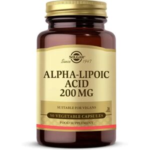 Solgar Alpha Lipoic Acid 200 mg - Vegan, Gluten-Free - Supplement Solgar Alpha Lipoic Acid 200 mg - Vegan, Gluten-Free - Supplement