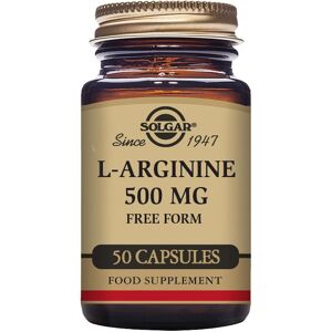 Solgar L-Arginine 500 mg Vegetable Capsules - Pack of 50 - For a Healthy Metabolism Solgar L-Arginine 500 mg Vegetable Capsules - Pack of 50 - For a Healthy Metabolism