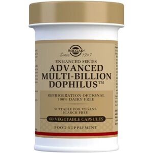 Solgar Multi-Billion Dophilus Vegan Probiotic - 60 Veg Capsules - Supports Gut Flora Solgar Multi-Billion Dophilus Vegan Probiotic - 60 Veg Capsules - Supports Gut Flora