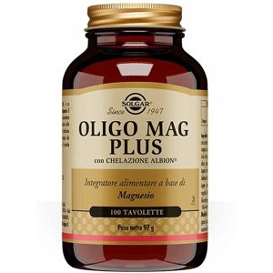 Solgar Oligo Mag Plus - Integratore di Magnesio - 100 Tavolette Solgar Oligo Mag Plus - Integratore di Magnesio - 100 Tavolette