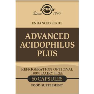 Solgar Brand Advanced Acidophilus Plus Vegan 60 Capsules - Supports Digestion Solgar Brand Advanced Acidophilus Plus Vegan 60 Capsules - Supports Digestion
