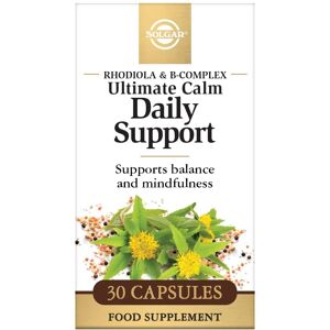 Solgar Ultimate Calm Daily Support (30 Vegetable Capsules) Solgar Ultimate Calm Daily Support (30 Vegetable Capsules)