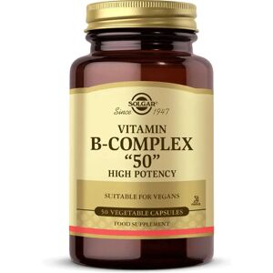 Solgar Vitamin B-Complex 50 High Potency Multivitamins - Vegetarian Solgar Vitamin B-Complex 50 High Potency Multivitamins - Vegetarian