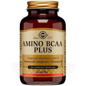 Solgar Amino BCAA Plus - Vegano - Supporta il recupero muscolare - 50 Capsule Solgar Amino BCAA Plus - Vegano - Supporta il recupero muscolare - 50 Capsule