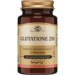 Solgar L-Glutatione 250mg - Disintossicazione Epatica - Capsule Vegane Solgar L-Glutatione 250mg - Disintossicazione Epatica - Capsule Vegane